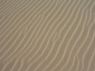Fototapeta na wymiar Sand am Strand von Jandia auf Fuerteventura