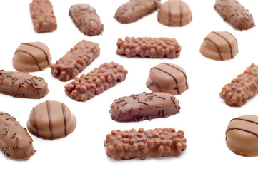 object on white - food - Chocolate candy