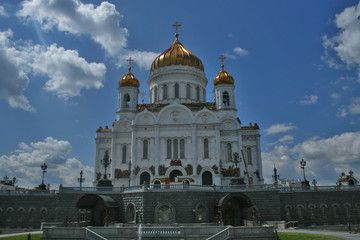 Obraz premium Temple of Christ, Moscow