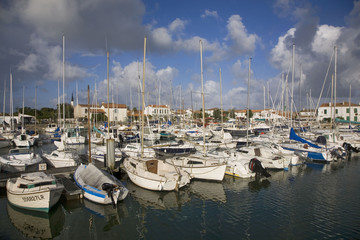 Fototapeta na wymiar Ile de Ré, Ars-en-Ré : port