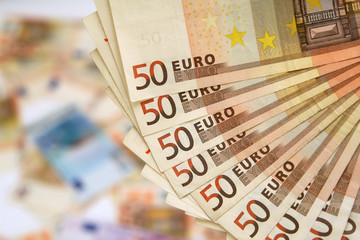 fifty euro banknotes