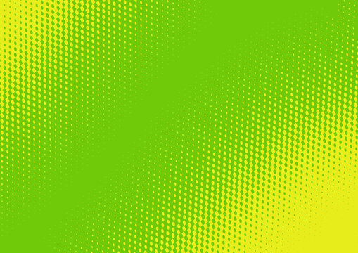 Background - a green background with abstract yellow figure