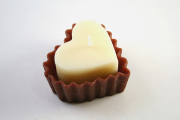 Heart-shaped Candle