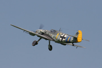 Fototapeta na wymiar Abflug Me 109