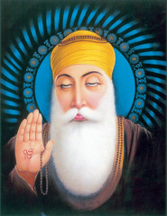 indian sikh god guru nanak dav ji