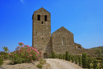 Fototapeta na wymiar Serrabone Priory, Roussillon, Francja