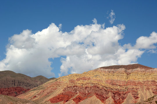 Colourful moutains in northern Argentina