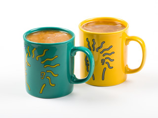 two coffee cup