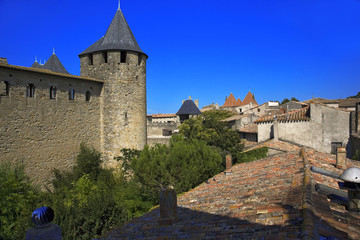 roussillon : carcassonne, remparts
