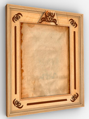 Vintage Frame. 3d