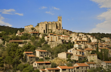 Fototapeta na wymiar Roussillon wioska EUS