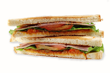 sandwich isolated on white background
