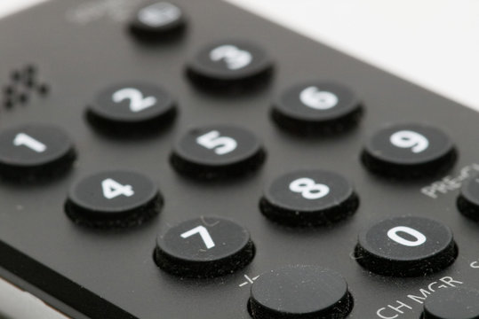 Black Remote controler with Black buttoms