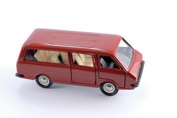 Collection scale model of the car Minibus