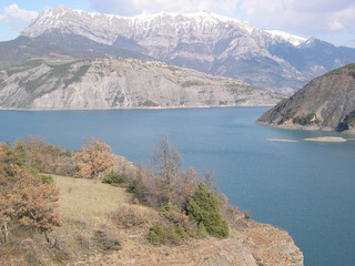 Lago artificiale di Serre-Ponçon