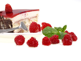 himbeer mousse torte