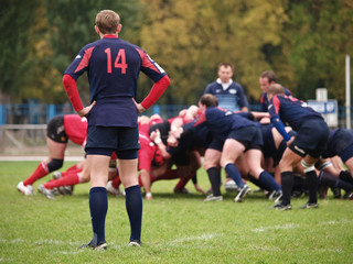 Fototapeta na wymiar rugby