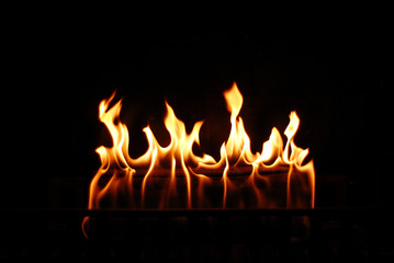 Warm fire