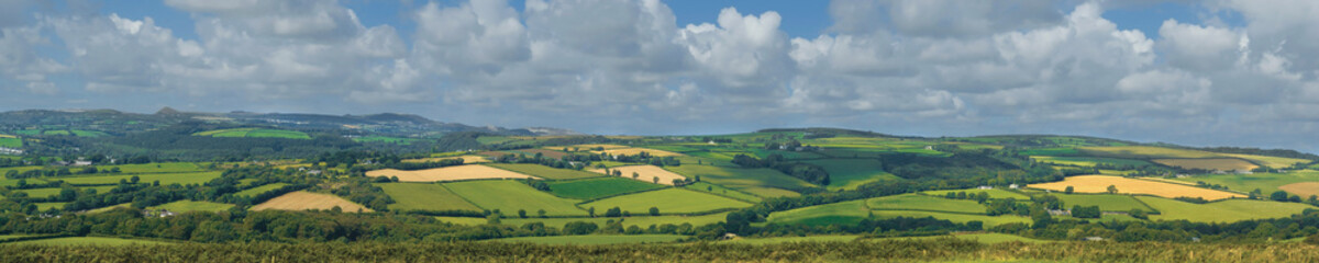 Cornwall countryside near fowey.