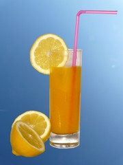 verre citron jaune