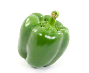 green pepper studio isolated over white