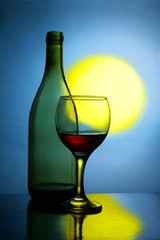 Red wine and full Moon