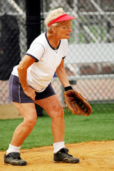 Senior Woman Catcher © Glenda Powers