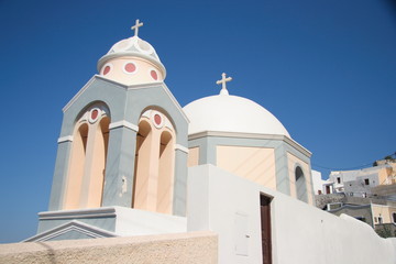 Santorini church (grey)