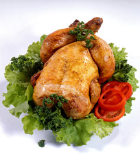 Tasty Crispy Roast Chicken © Oleg-F