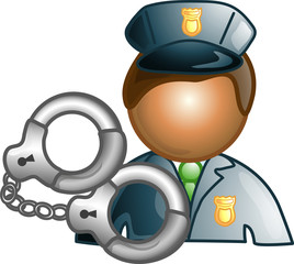 Illustration of a police icon