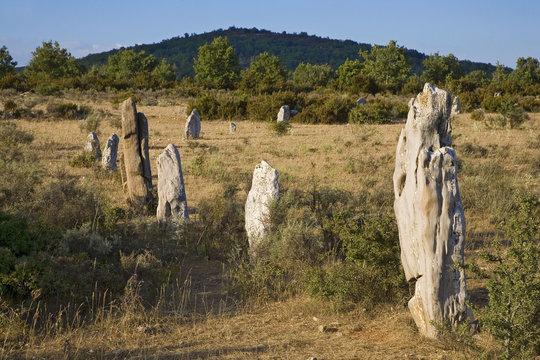 cromlech dans le causse de blandas, france