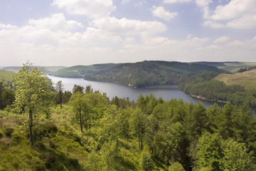 Obraz premium The elan valley cambrian mountains 