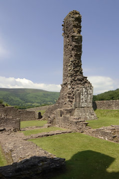 Llanthony Priory Abbey In The Vale Of Ewyas. 