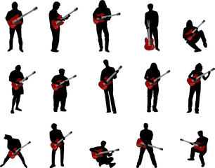 rock and roll silhouettes