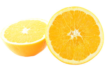 Orange halves