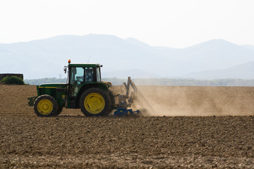 Obraz premium Tracteur