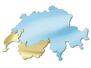 Fototapeta premium Schweiz - Genferseeregion