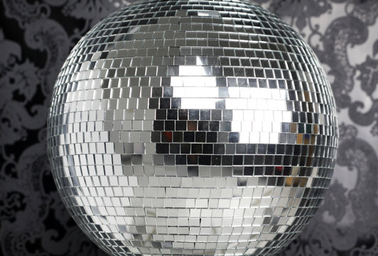 discoball with cool wallpaper background
