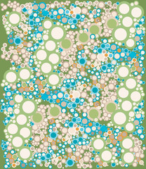 abstract background design with circles