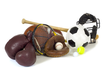 Sports Equipment on White © Michael Flippo