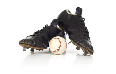 Vintage antique baseball shoes