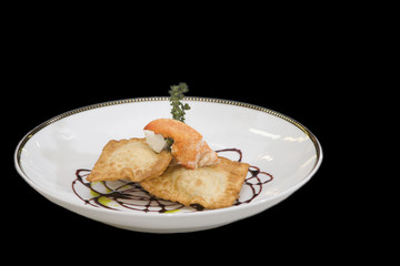Crab and Ravioli