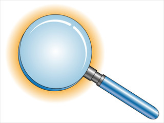 Lupe - yellow background