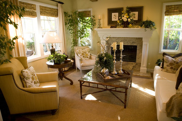 Luxury home living room with contemporary decor.