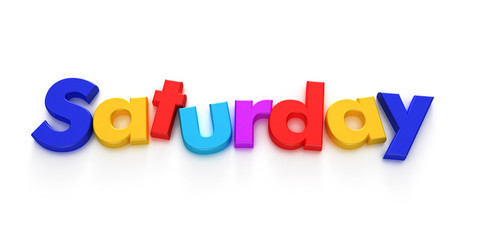 Days of the week saturday