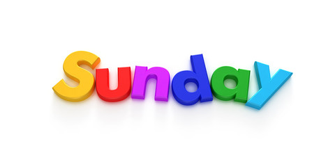 Days of the week sunday