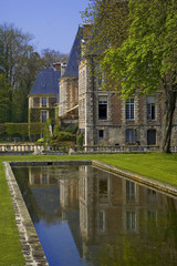 france,courances : chateau