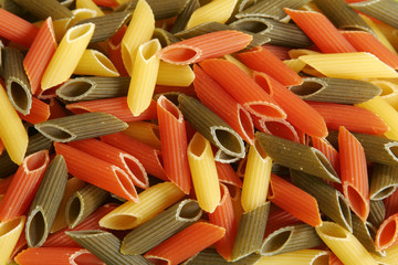 colored italian pasta background