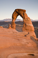 Fototapeta na wymiar Delicate Arch - Arches National Park Utah USA (AD)