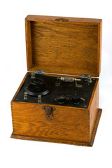 Old wireless crystal set